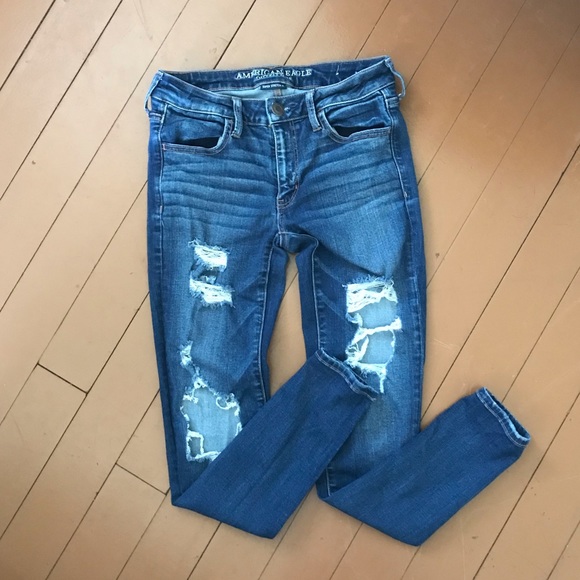 American Eagle Outfitters Pants - American Eagle Outfitters Distressed Jeggings Jean